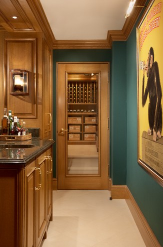 wine room entrance